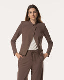 Blazer | Recycled Regular-Travelqualität | Mizole | Cacao