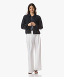Jacke | Regular-Travelqualität | Hiyu | Black-Blue