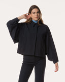 Jacke | Bonded-Travelqualität | Dairin | Black-Blue