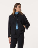 Jacke | Bonded-Travelqualität | Dairin | Black-Blue
