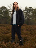 Jacket | Bonded Travel | Dairin | Black-Blue