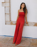 Jumpsuit | Light Travel | Ryn | Poppy Red
