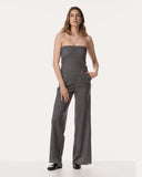 Jumpsuit | Regular Travel Print | Hibi Dessin | Dark Antra Stripe