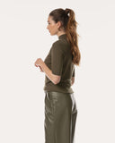 Strick | Baumwollstrick | Torak | Olive Night