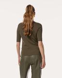 Strick | Baumwollstrick | Torak | Olive Night