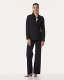 Pants | Bonded Travel | Gujo | Black-Blue