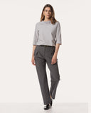 Hose | Regular-Travelqualität Print | Nanaka Dessin | Dark Antra Stripe