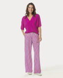 Pantalon | Regular Travel Stripe | Kona Long Dessin | Cyclam Stripe