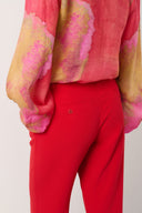 Pants | Crepe | Rawy Crepe | Coral Red - shop_name