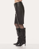 Short | Vegan Leather | Kaori | Black