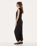 Pantalon | Fleece Travel | Saeko | Deep Black