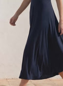 Kleid | Regular-Travelqualität | Deme | Black-Blue