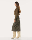 Skirt | Vegan Leather | Kokone | Khaki Green