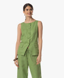 Tops | Linen Lyocell | Aoka | green