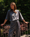 Top | Satin Polyester | Omika | Shark satin