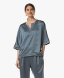 Top | Satin Polyester | Omika | Shark satin